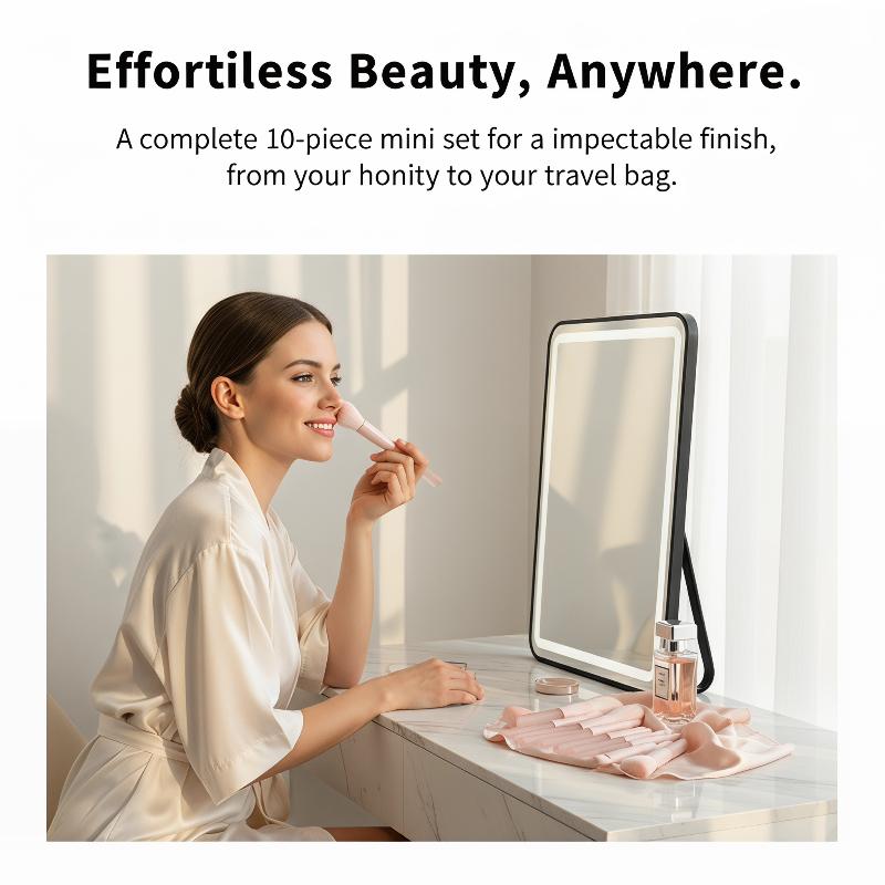 Beauty Makeup Events - Conjunto de 10 Pincéis de Maquiagem