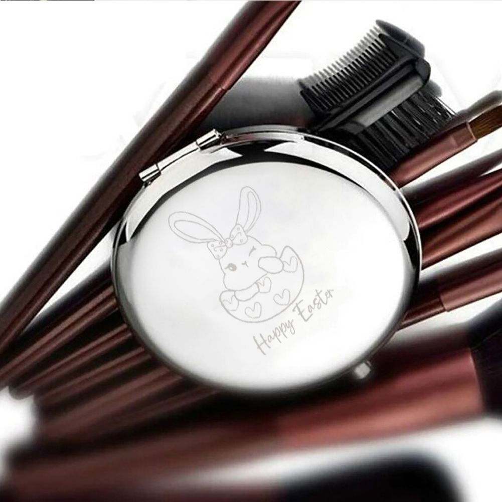 Beauty Makeup Names - Espelho de Maquiagem Redondo Personalizado com