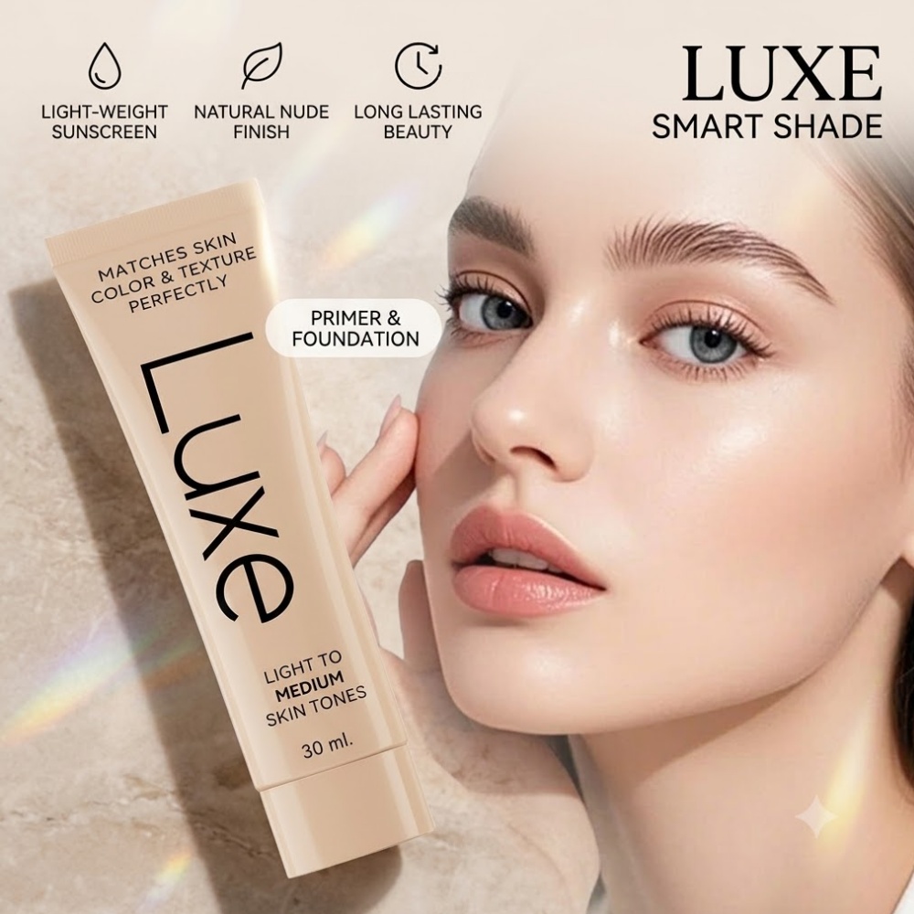 Beauty Natural Makeup - Base Líquida Inteligente LUXE com Efeito