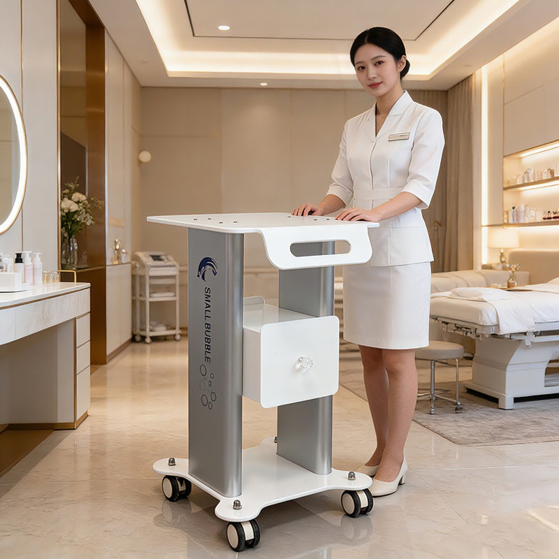Beauty Makeup Trolley - Carrinho Organizador com Rodas para Salão