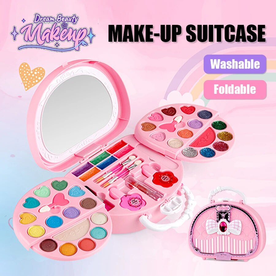 Beauty Makeup Kit For Girls - Crianças brinquedos de beleza kit de