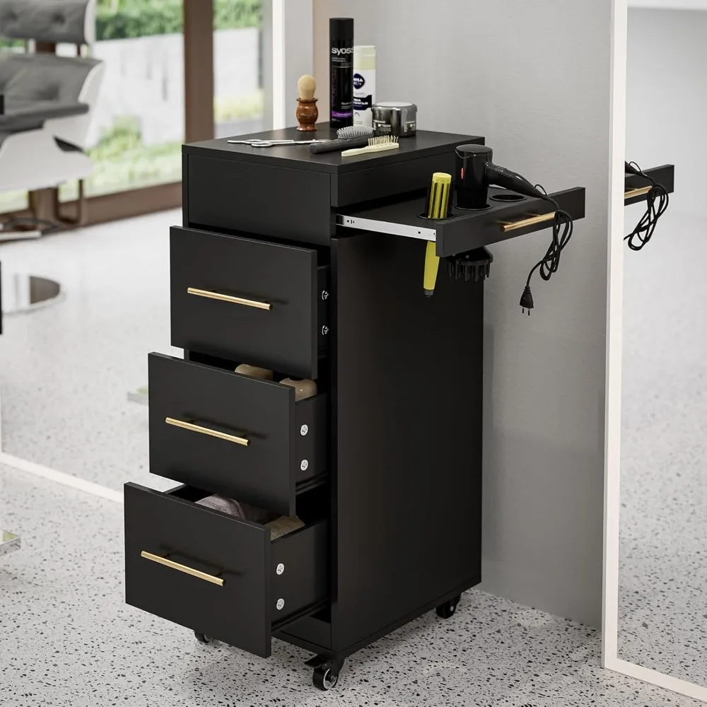 Beauty Makeup Trolley - Carrinho de salão, departimento rolante com