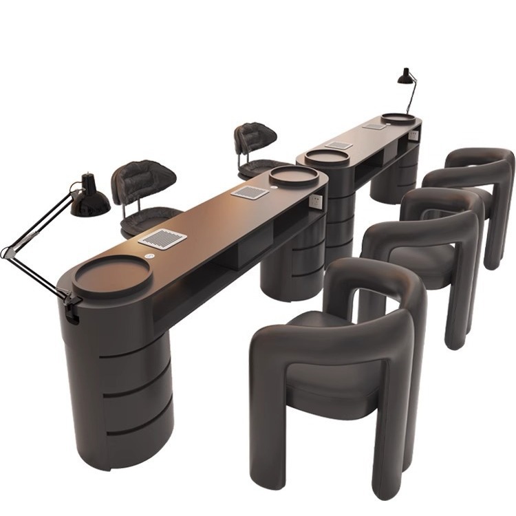Beauty Makeup Table - Mesa de Maquiagem Moderna Minimalista Preta,