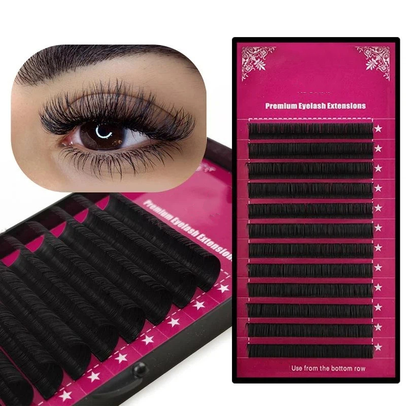 Beauty Natural Makeup - 【M】Extensões de Cílios Individuais de Vison,