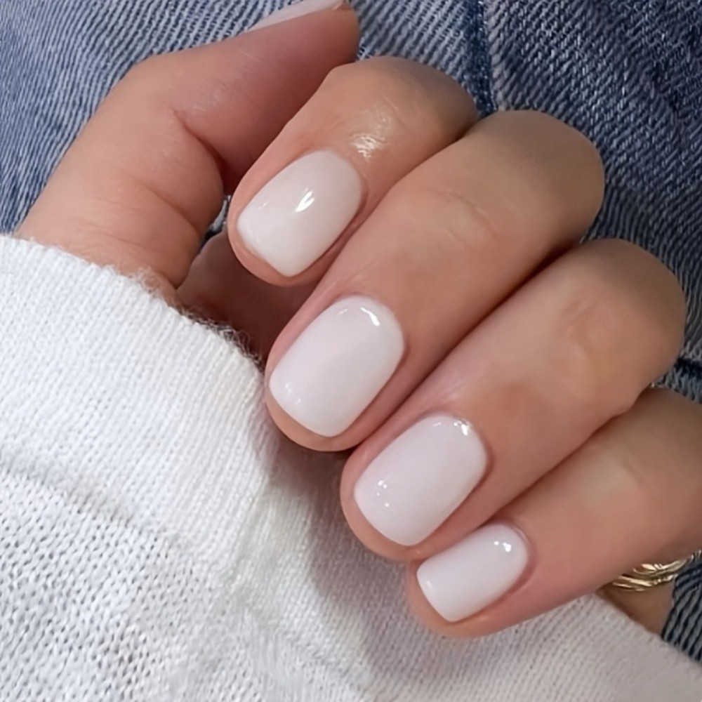 Nail Extension Tips - 24 Unidades de Unhas Postiças Brancas