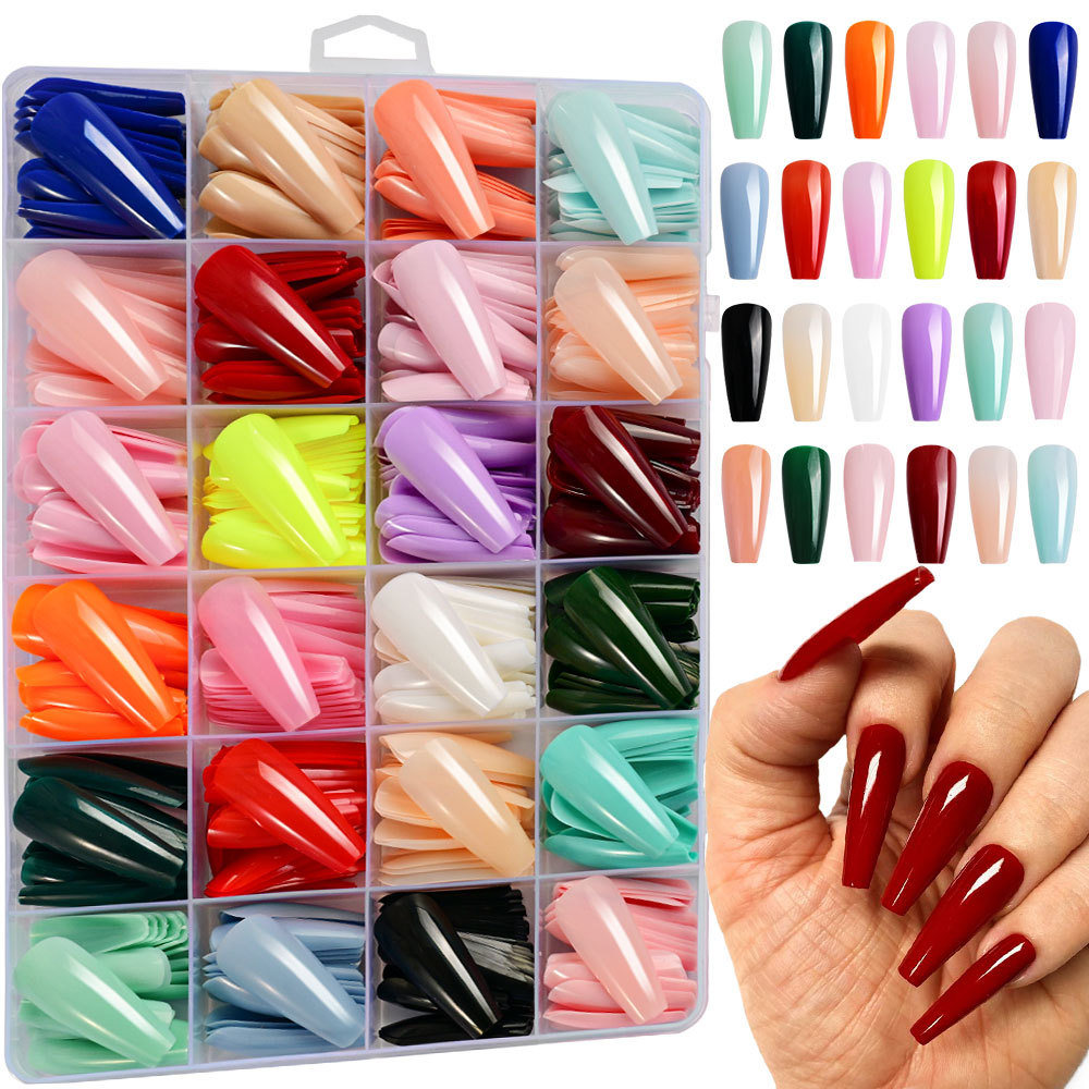 576 peças/caixa de unhas posti - Nail Extension Tips avaliação e preço