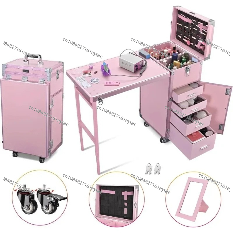 Mesa de manicure dobrável mesa - Beauty Makeup Table avaliação e preço