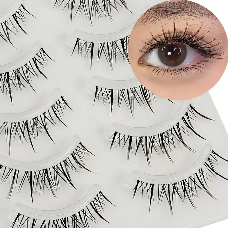 5 pares de cílios postiços ond - Beauty Makeup Look avaliação e preço