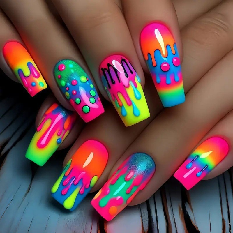 24 pçs/set curto médio longo u - Nail Extension Tips avaliação e preço