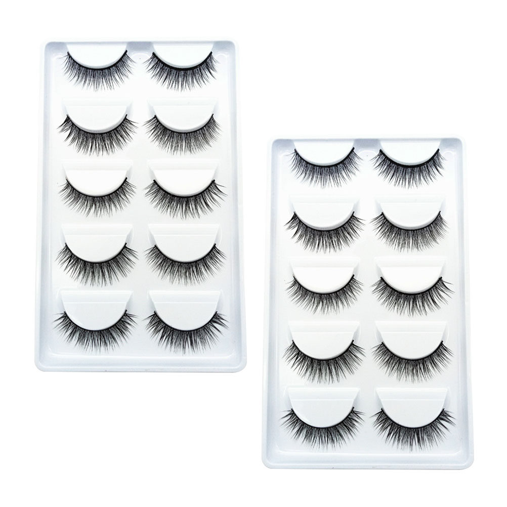 10 pares de cílios postiços na - Beauty Makeup Look avaliação e preço