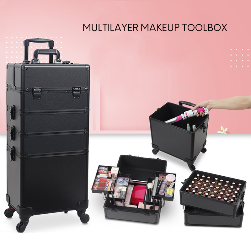 Maleta de cosméticos portátil  - Beauty Makeup Trolley avaliação e preço