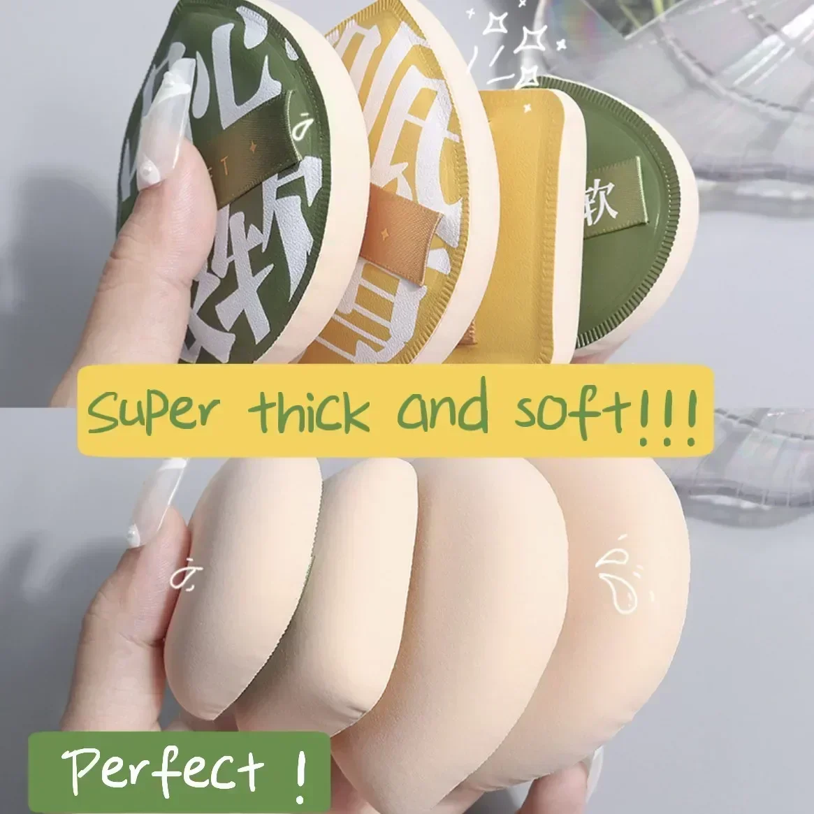 Super macio algodão rosto maqu - Beauty Makeup Korean avaliação e preço