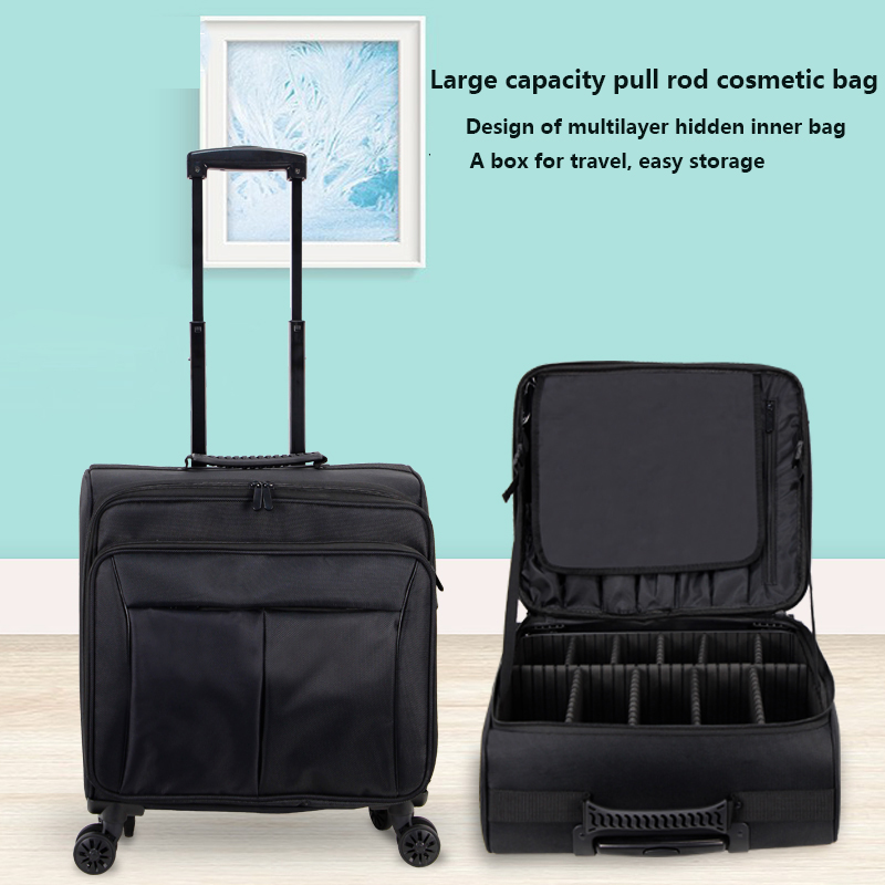 Mala de maquiagem profissional - Beauty Makeup Trolley avaliação e preço
