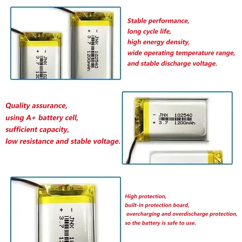 102540 3.7v 1200mah bateria re - Beauty Makeup Game avaliação e preço