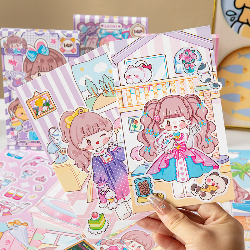 Livro de Adesivos de Jogo de V - Beauty Makeup Game avaliação e preço
