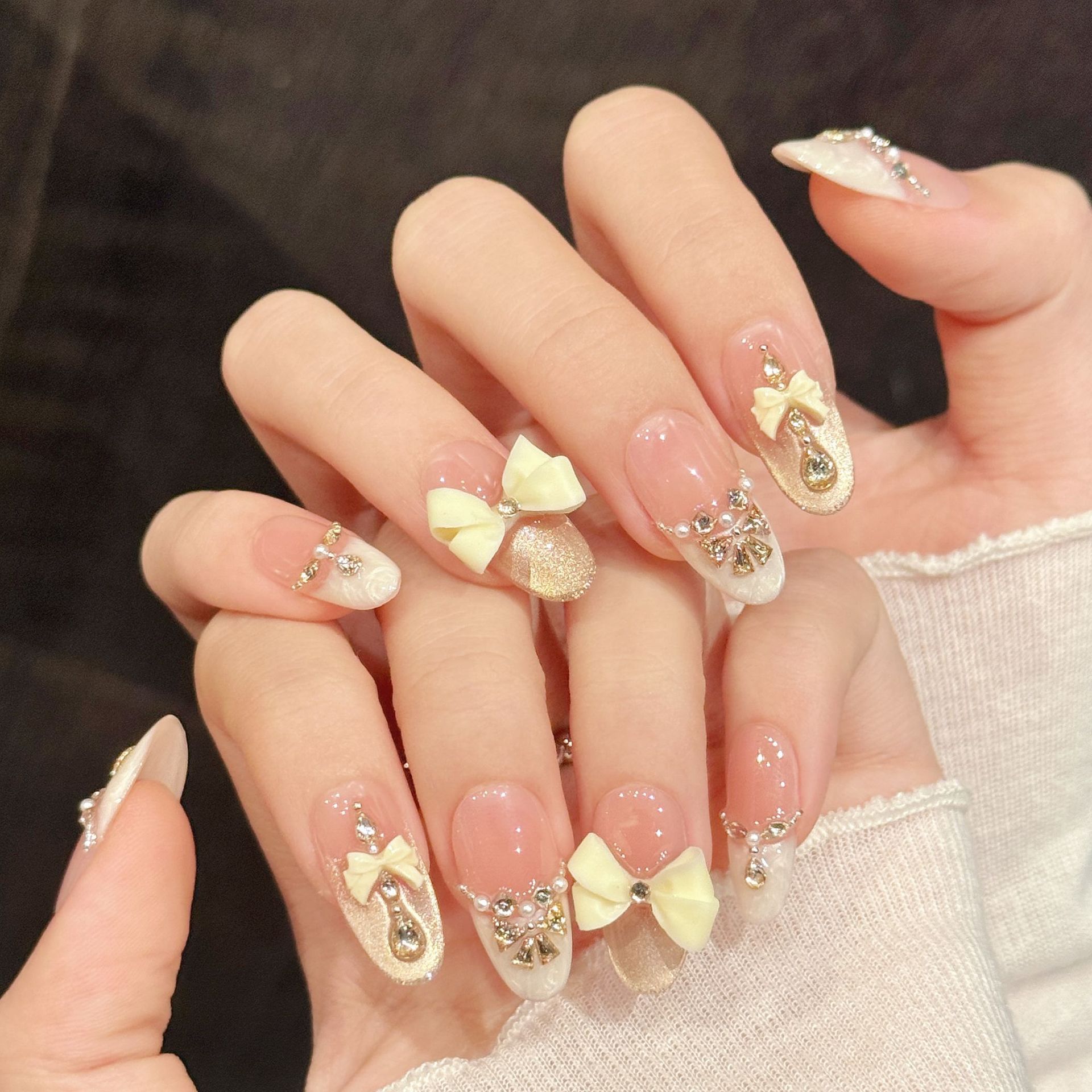 10 pçs artesanal imprensa em u - Nail Extension Tips avaliação e preço