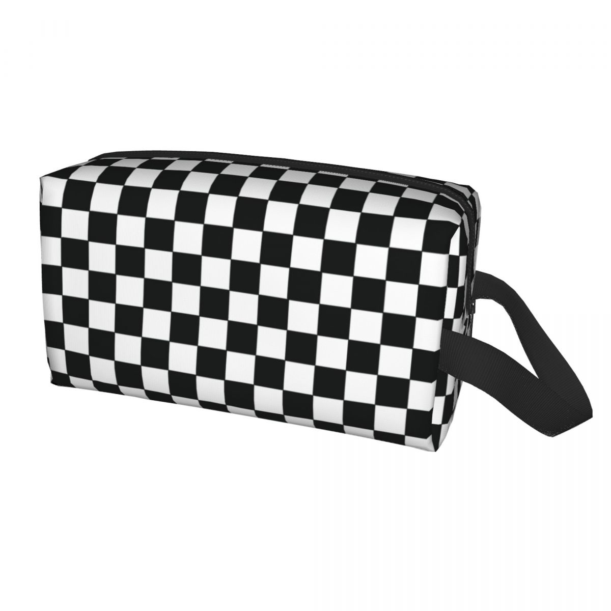 Bolsa cosmética de xadrez femi - Beauty Makeup Game avaliação e preço
