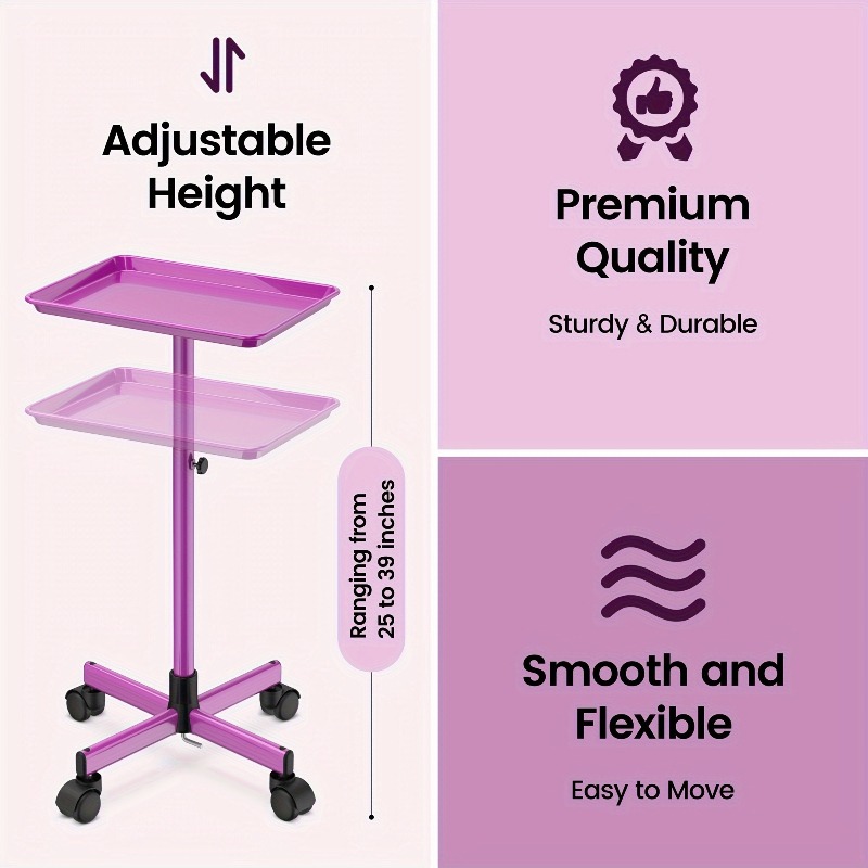 Carrinho de beleza em alumínio - Beauty Makeup Trolley avaliação e preço