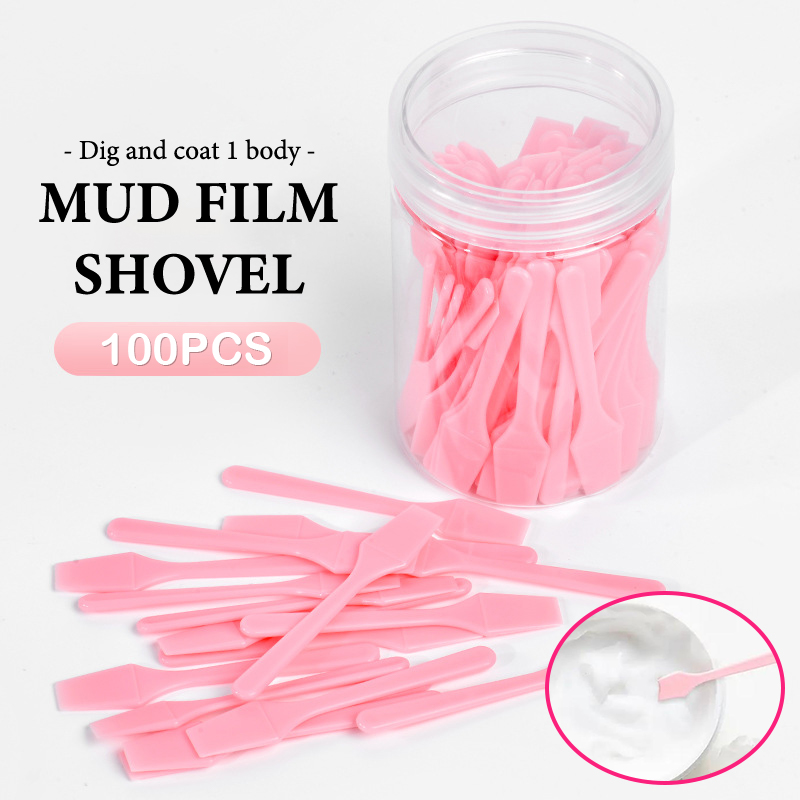 100 pçs/jar mini espátula cosm - Beauty - Makeup - Eyes avaliação e preço