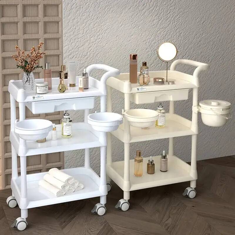 Carrinho de Salão com Rodas pa - Beauty Makeup Trolley avaliação e preço