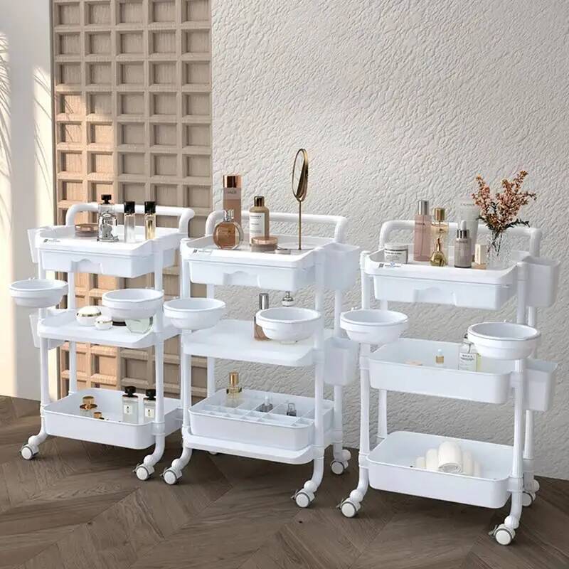 Carrinho de Salão com Rodas pa - Beauty Makeup Trolley avaliação e preço