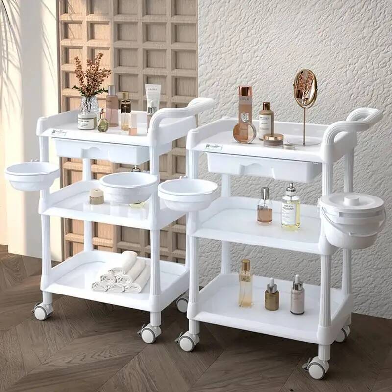 Carrinho de Salão com Rodas pa - Beauty Makeup Trolley avaliação e preço