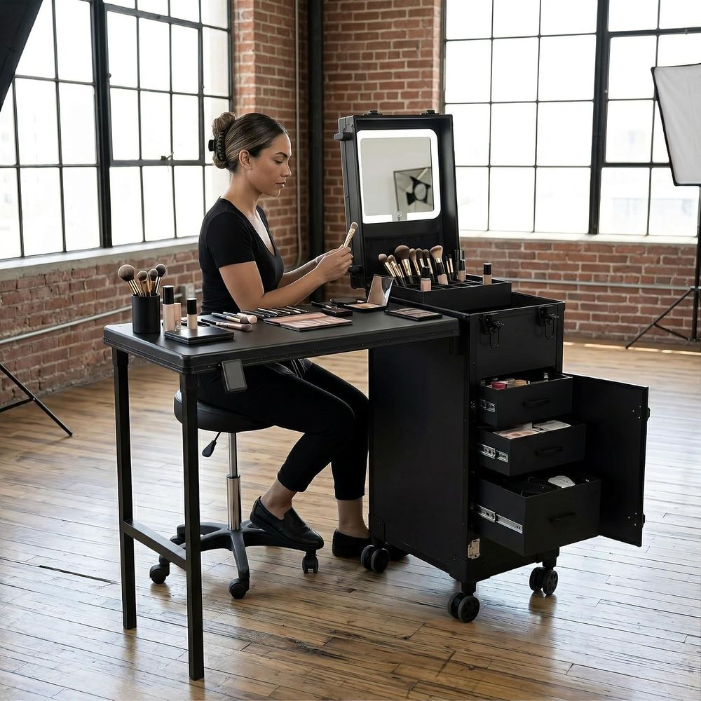 Mesa Portátil para Arte de Unh - Beauty Makeup Table avaliação e preço