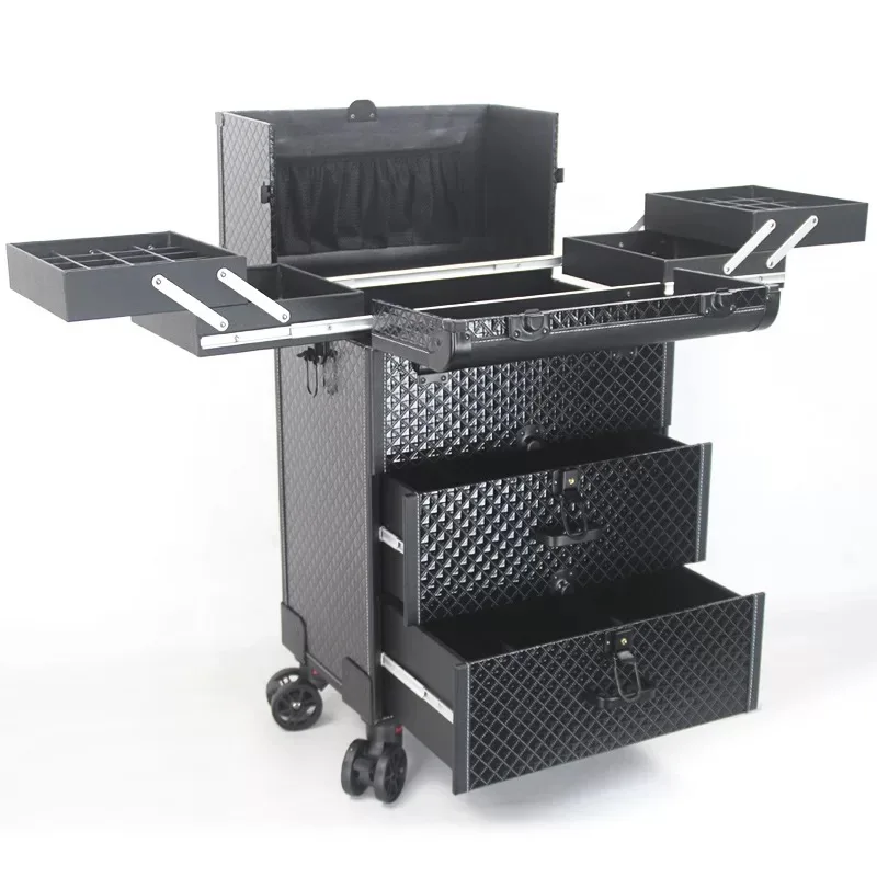 Nova Maleta de Maquiagem com R - Beauty Makeup Trolley avaliação e preço