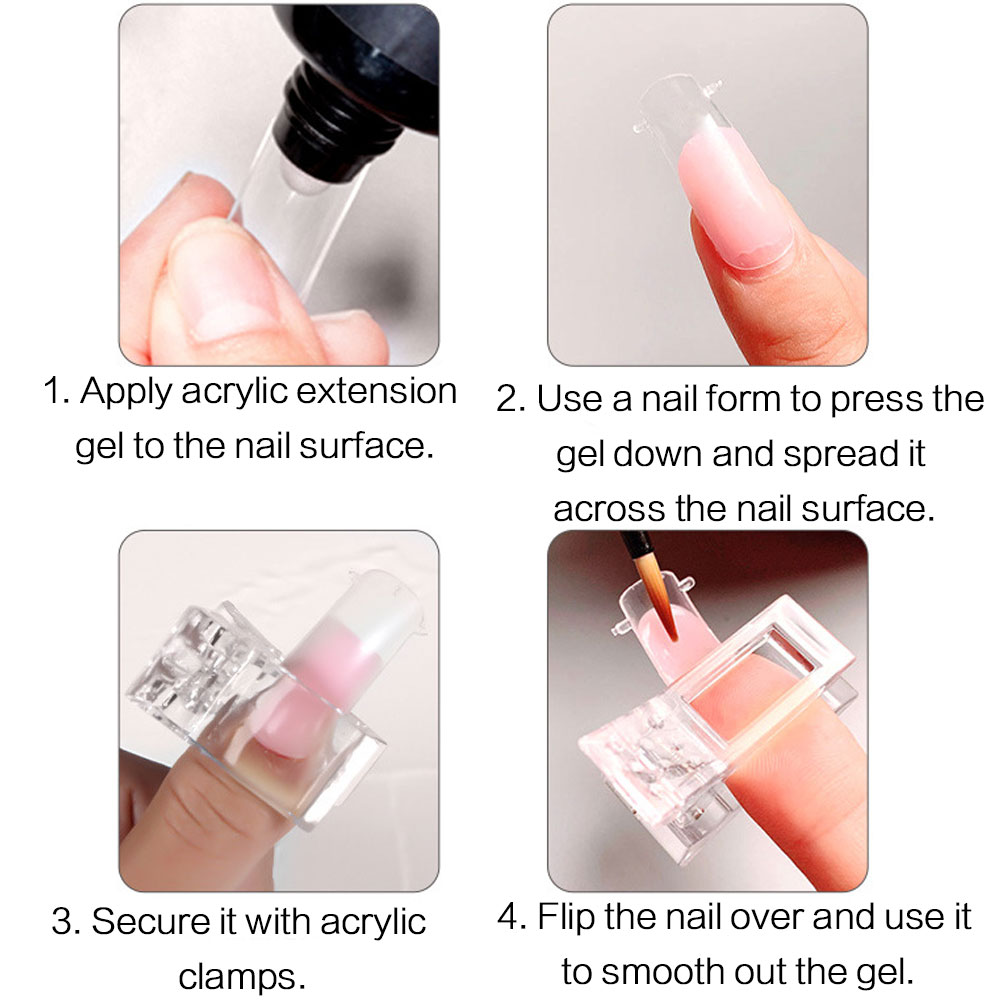 5 Peças de Pontas de Unha Flex - Nail Extension Tips avaliação e preço