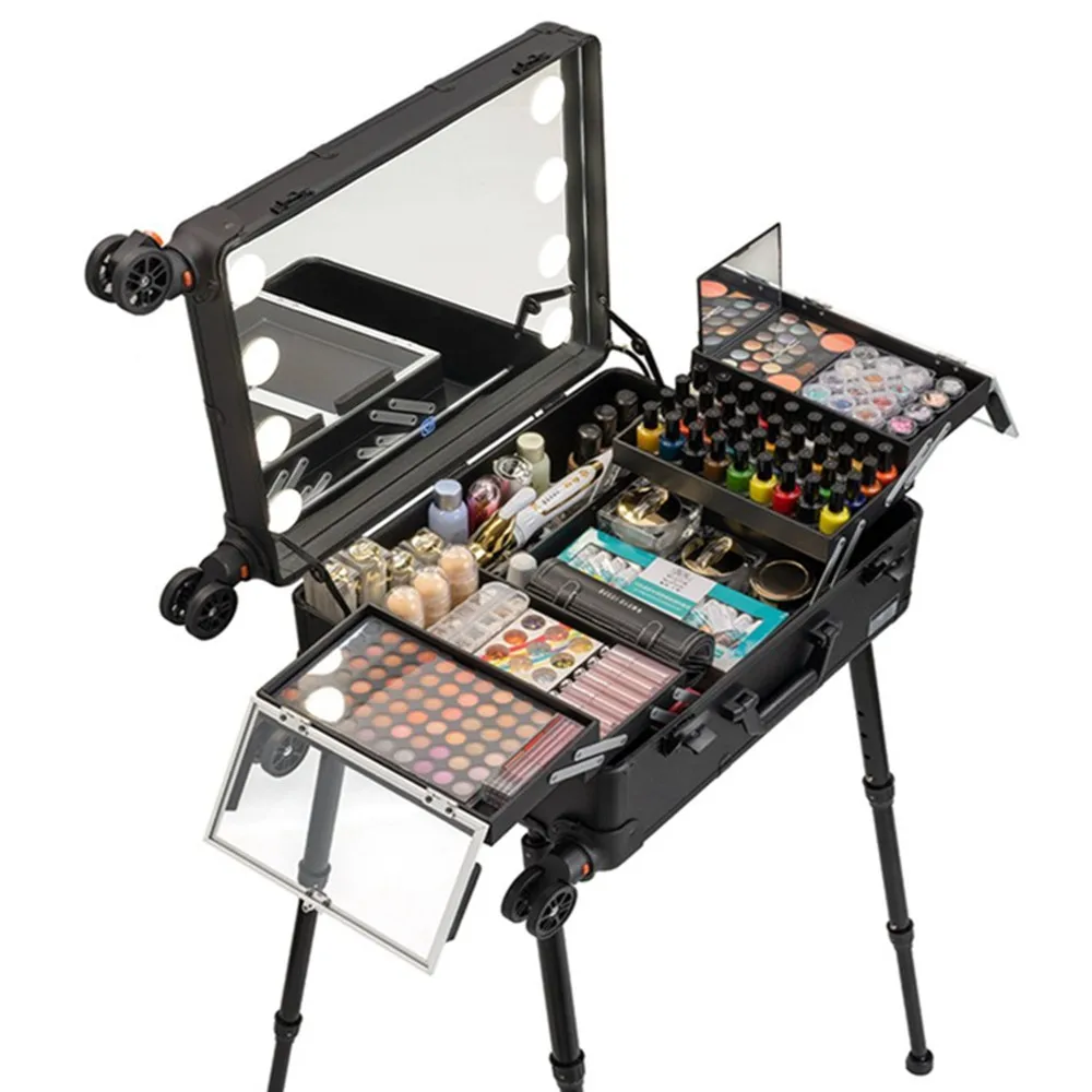 Maleta de Maquiagem Profission - Beauty Makeup Trolley avaliação e preço