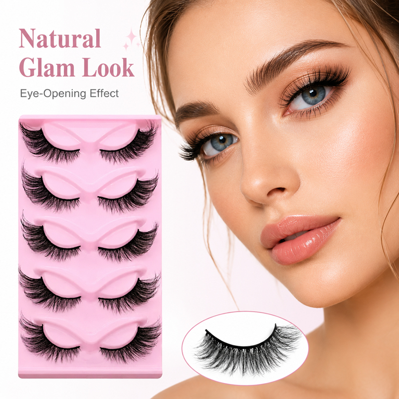 5 Pares, 2 Estilos, Cílios Pos - Beauty Makeup Look avaliação e preço