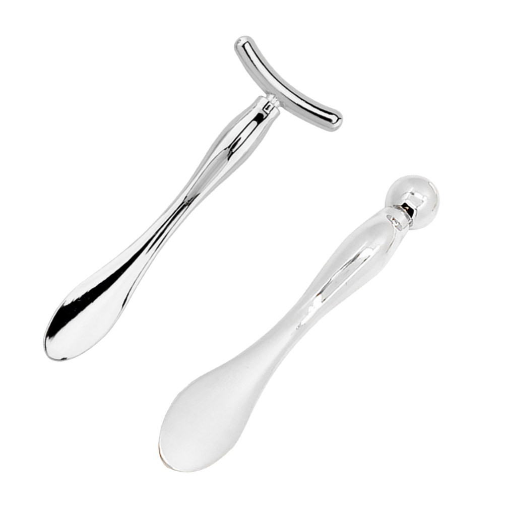 2 Peças: Espátula de Massagem  - Beauty - Makeup - Eyes avaliação e preço
