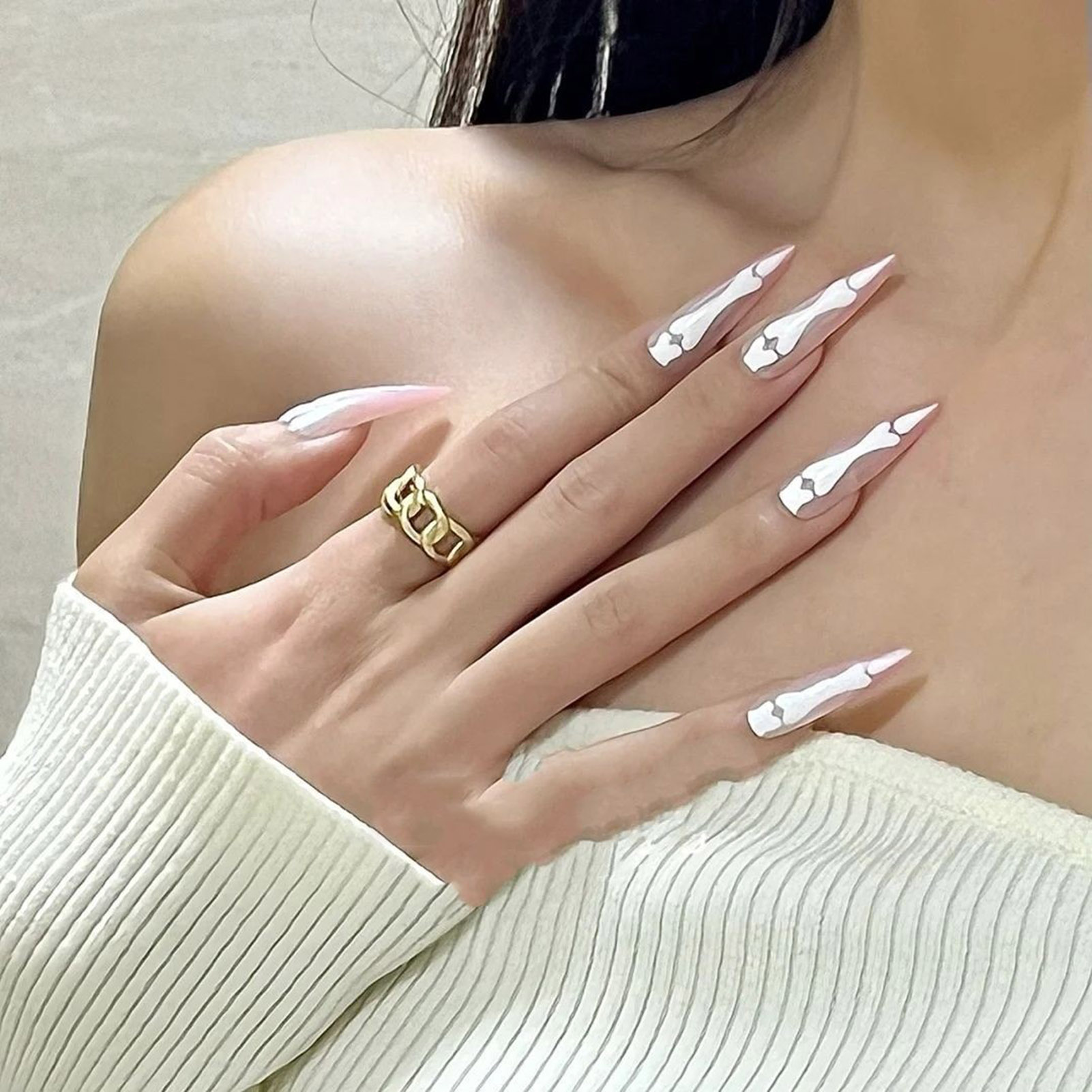 Handamde Halloween Estilo Unha - Nail Extension Tips avaliação e preço