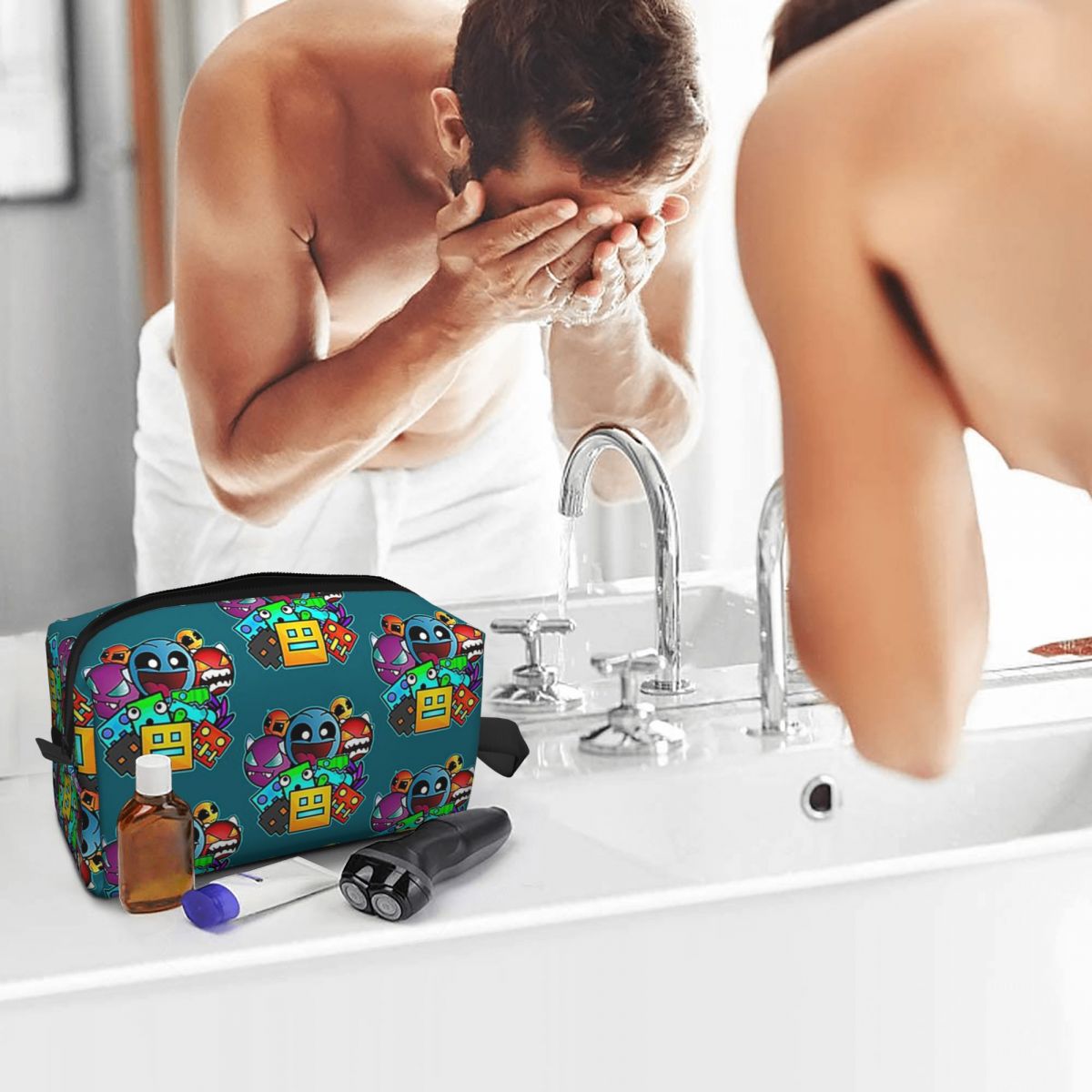 Bolsa de maquiagem Geometry Da - Beauty Makeup Game avaliação e preço