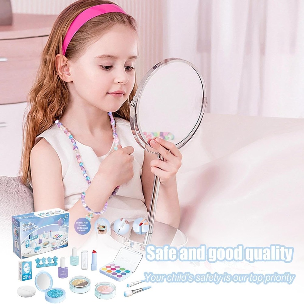 Conjunto de Maquiagem para Sal - Beauty Makeup Kit For Girls avaliação e preço