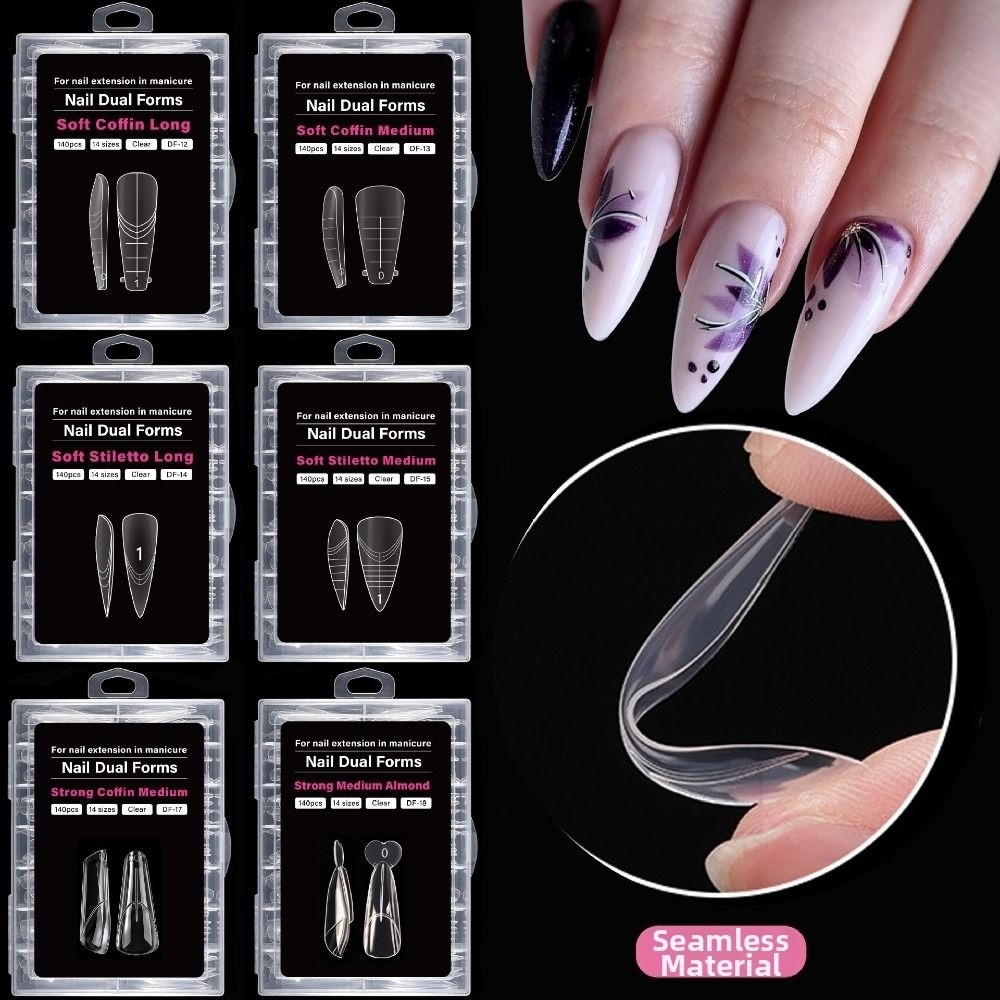 140 Peças, 14 Tamanhos, Moldes - Nail Extension Tips avaliação e preço
