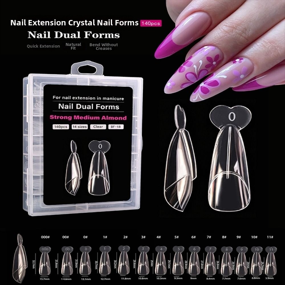 140 Peças, 14 Tamanhos, Moldes - Nail Extension Tips avaliação e preço