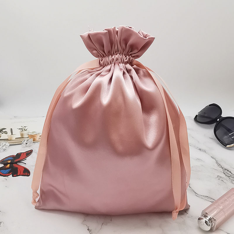 Sacos de cetim com logotipo pe - Beauty Makeup Events avaliação e preço
