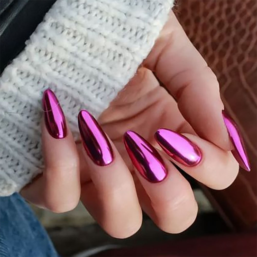 24 pçs cabeça redonda capa com - Nail Extension Tips avaliação e preço