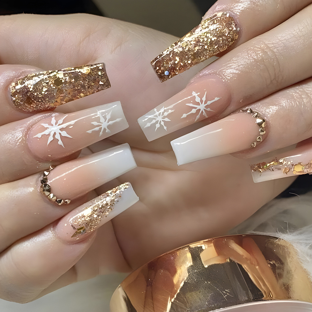 24 pçs flor imprensa em unhas  - Nail Extension Tips avaliação e preço